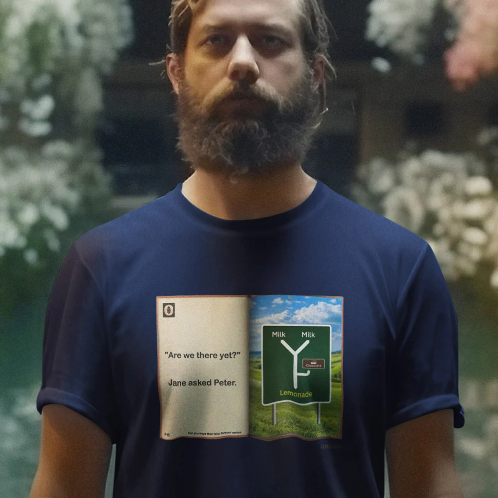 Are We There Yet? Navy T-Shirt - Image 3