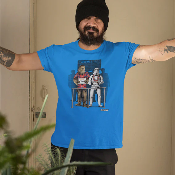 Arrivals Bright Blue T-Shirt - Image 2