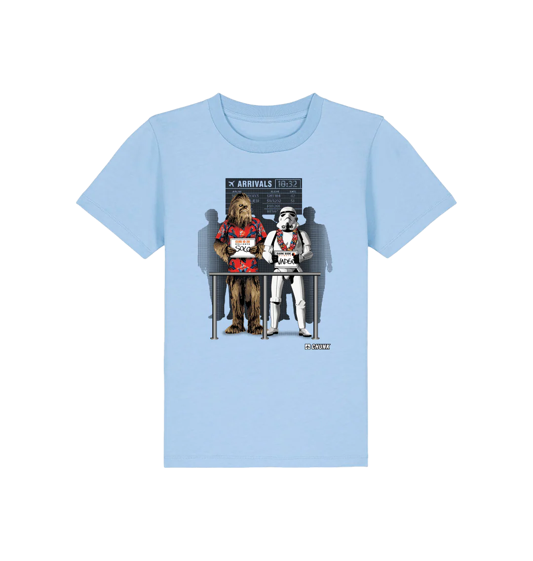 Arrivals Sky Blue Kids T-Shirt - Image 2