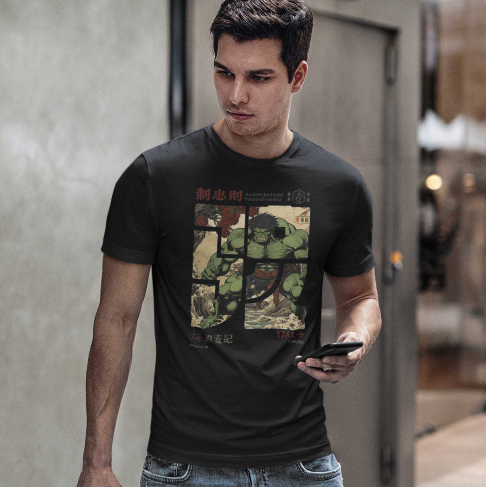 Beast Calligraphy Black T-Shirt - Image 2