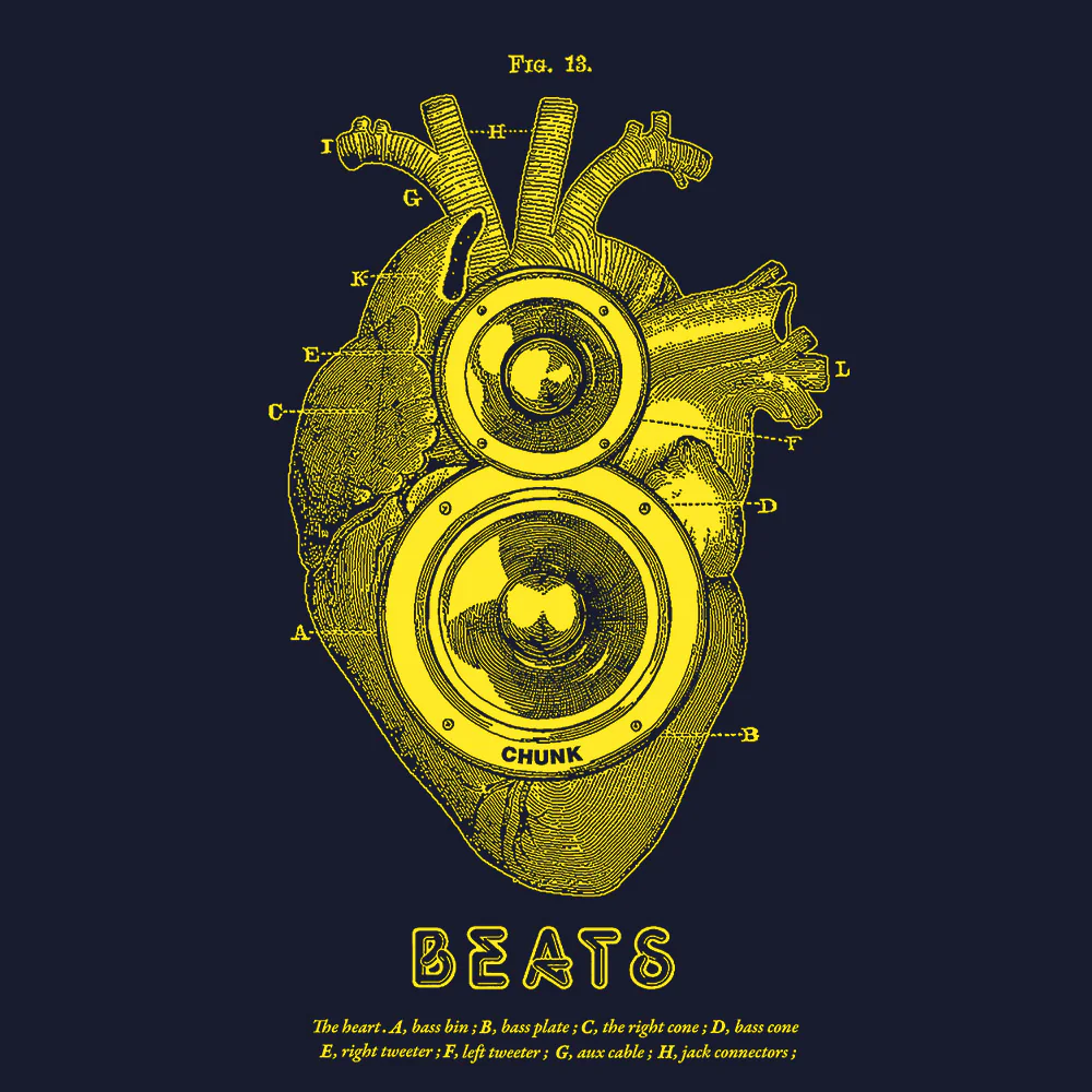 Beats Navy T-Shirt - Image 3
