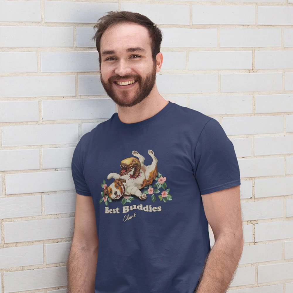 Best Buddies Faded Navy T-Shirt - Image 2