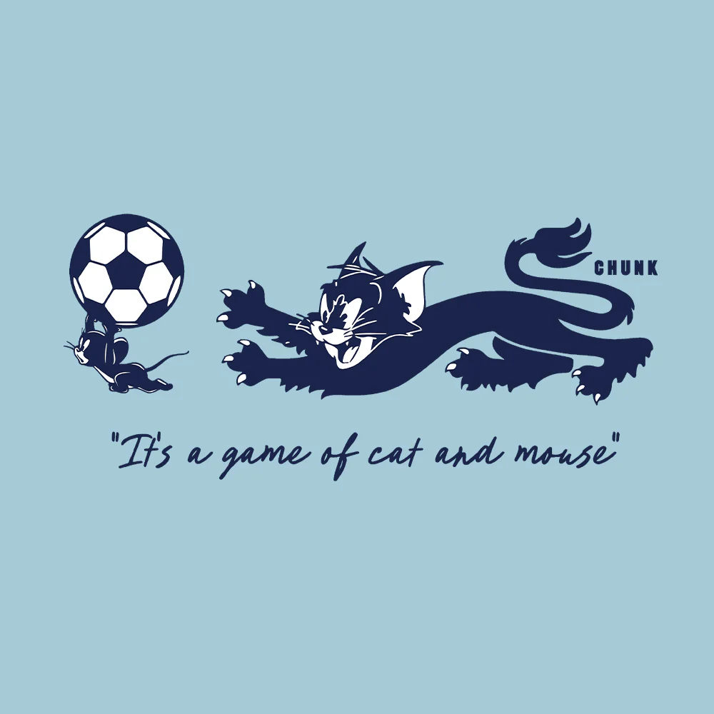 Cat And Mouse Aquamarine T-Shirt - Image 3