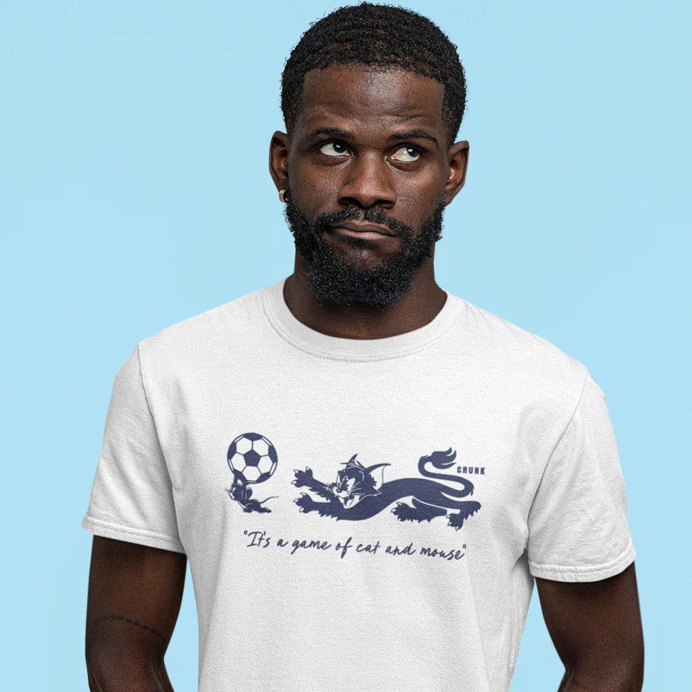 Cat And Mouse White T-Shirt - Image 2