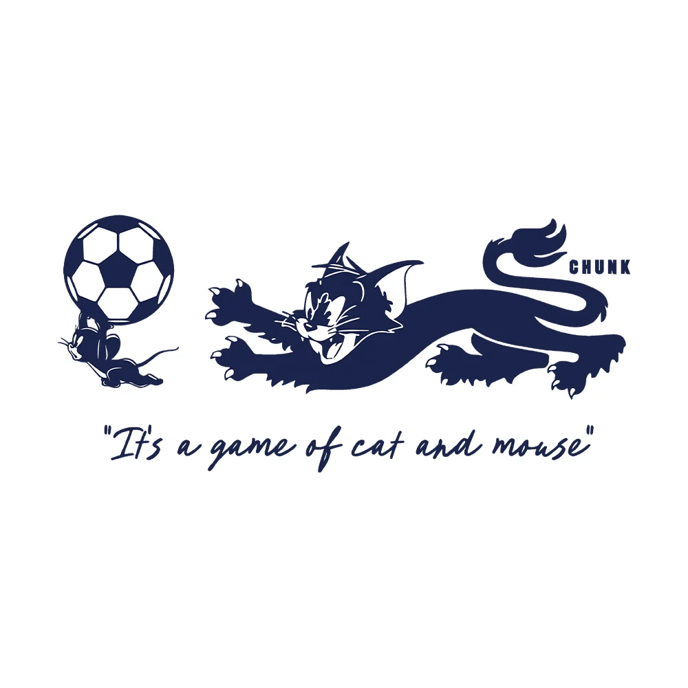 Cat And Mouse White T-Shirt - Image 3
