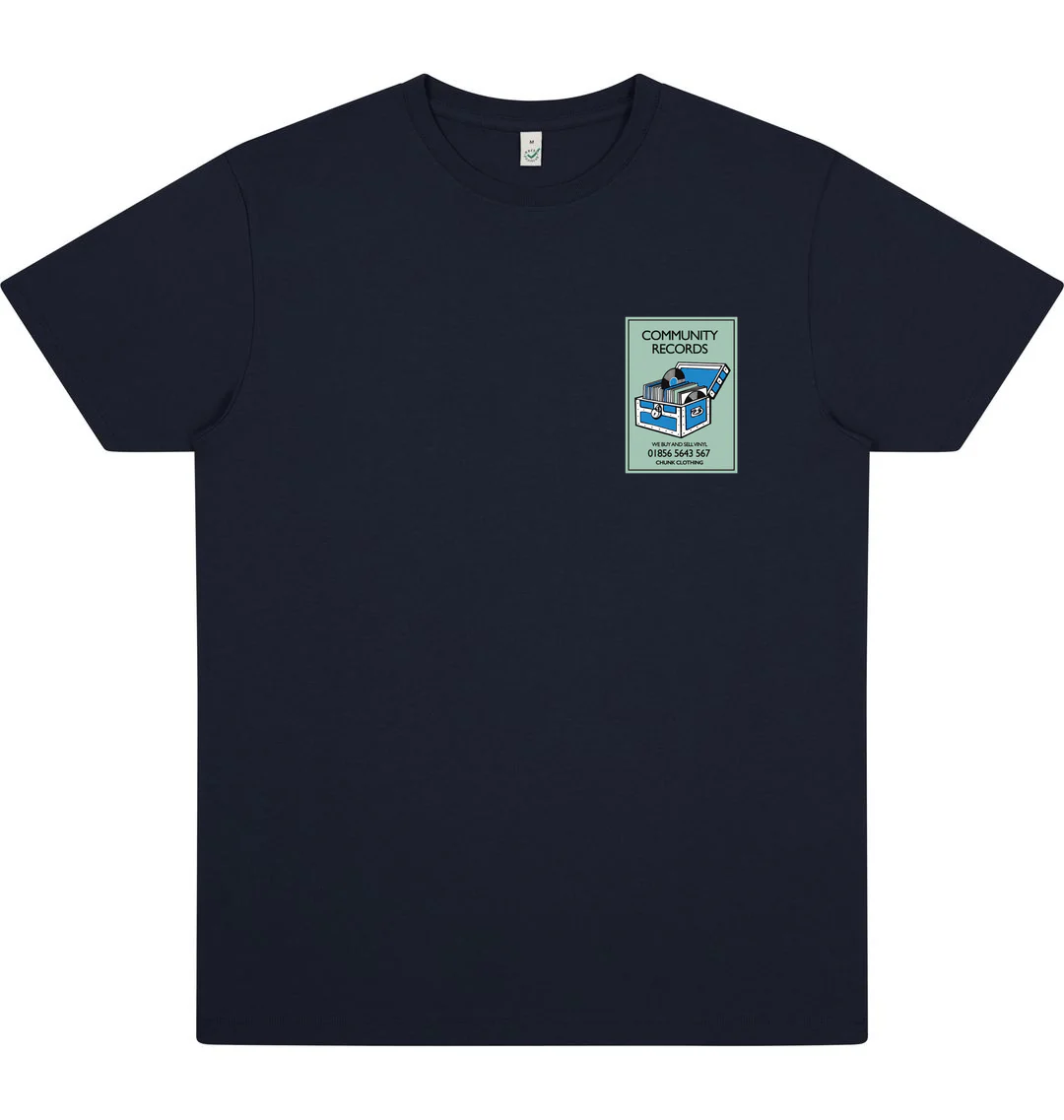 Community Records Navy T-Shirt - Image 7