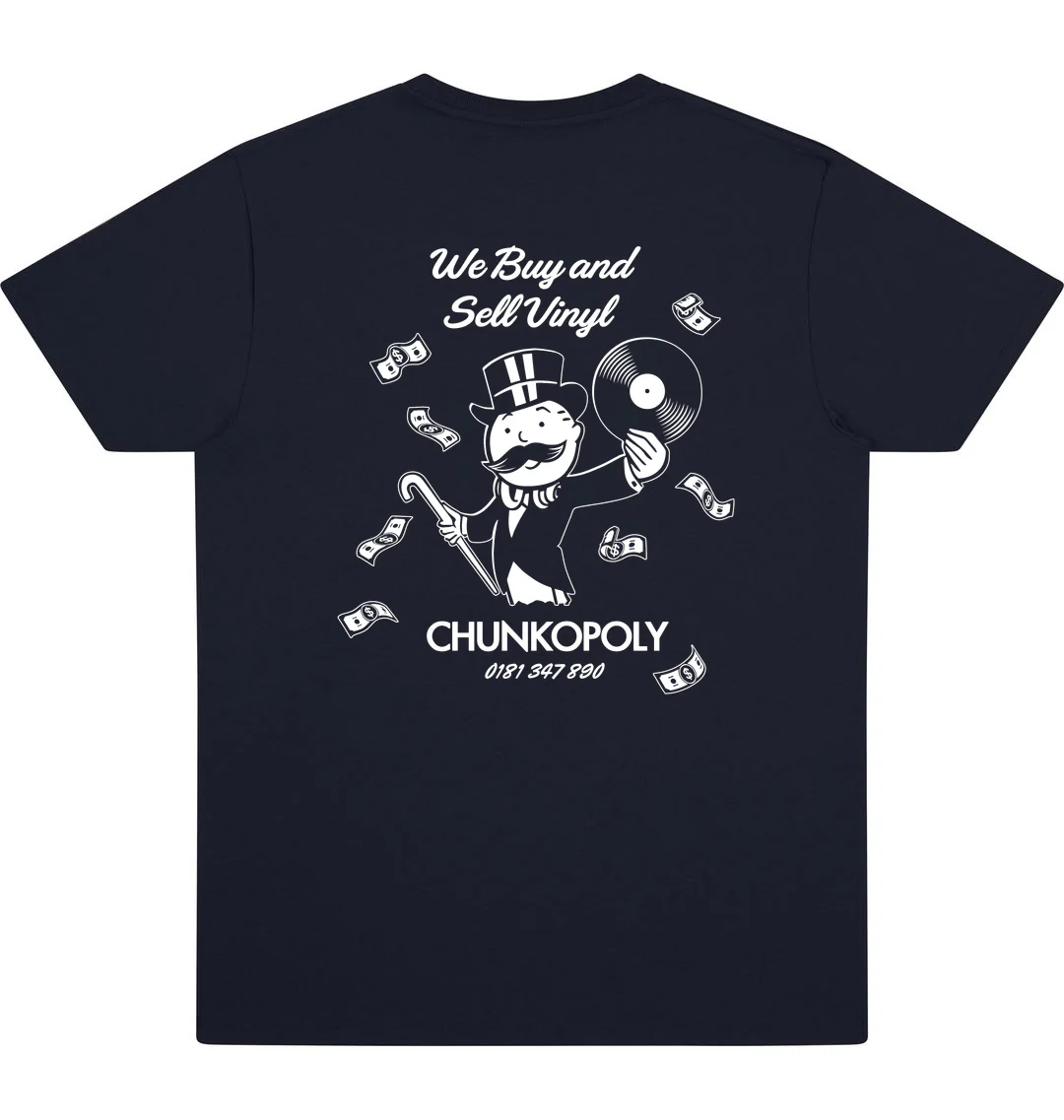 Community Records Navy T-Shirt - Image 8
