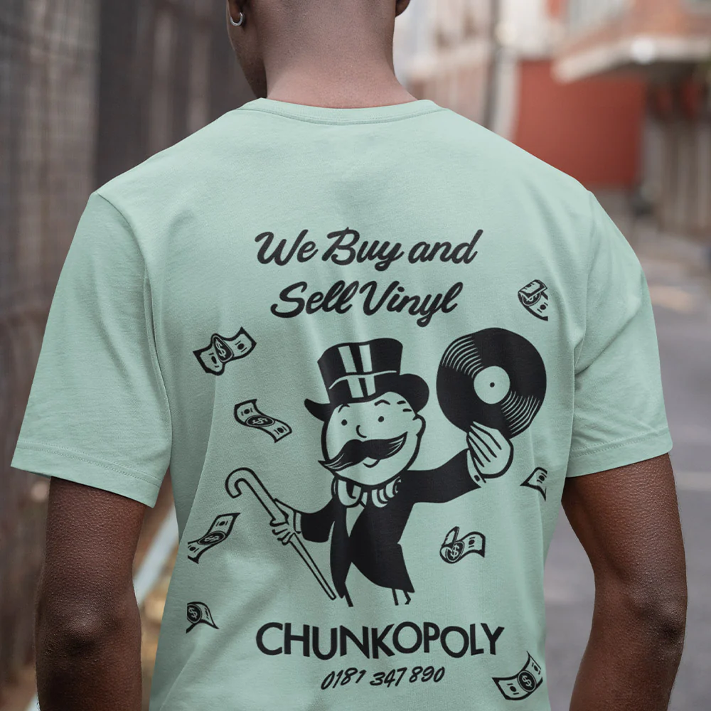 Community Records Pale Green T-Shirt - Image 3