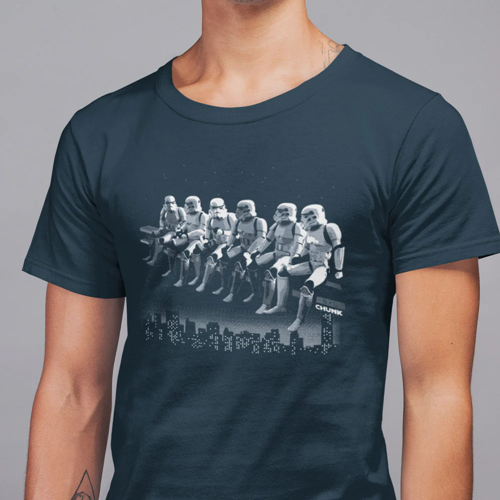 Construction Denim Blue T-Shirt - Image 2