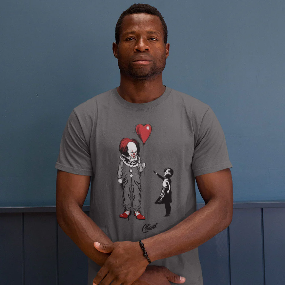 Dark Balloon Stormy Grey T-Shirt - Image 2