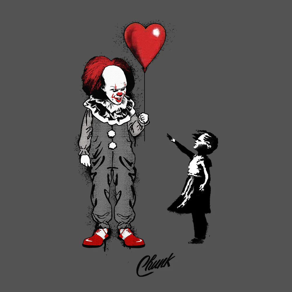 Dark Balloon Stormy Grey T-Shirt - Image 3
