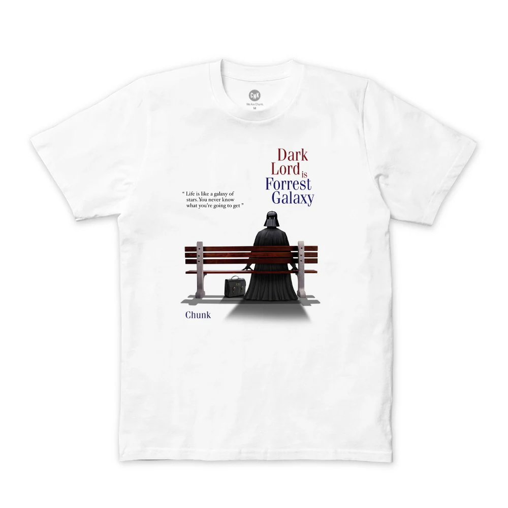 Dark Forrest White T-Shirt