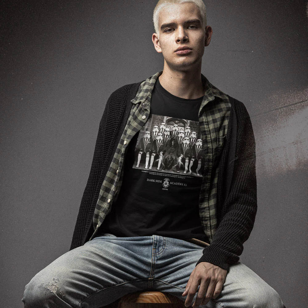 Dark Side Academy Black T-Shirt - Image 2