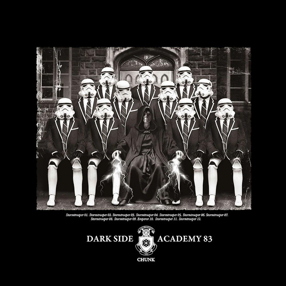 Dark Side Academy Black T-Shirt - Image 3