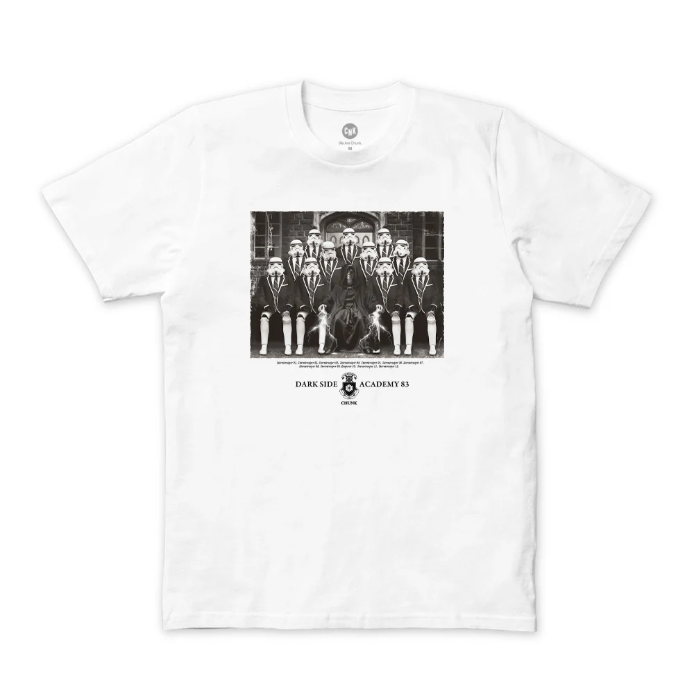 Dark Side Academy White T-Shirt