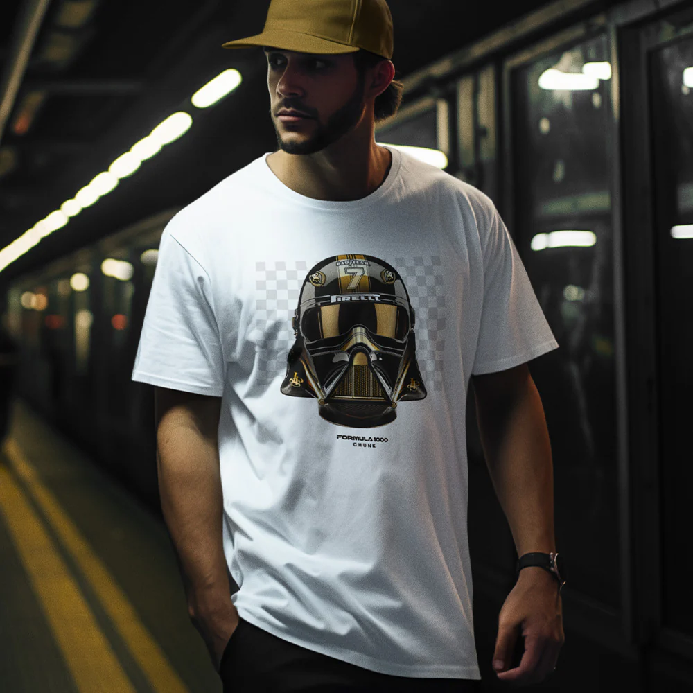 Dark Side Racing White T-Shirt - Image 2