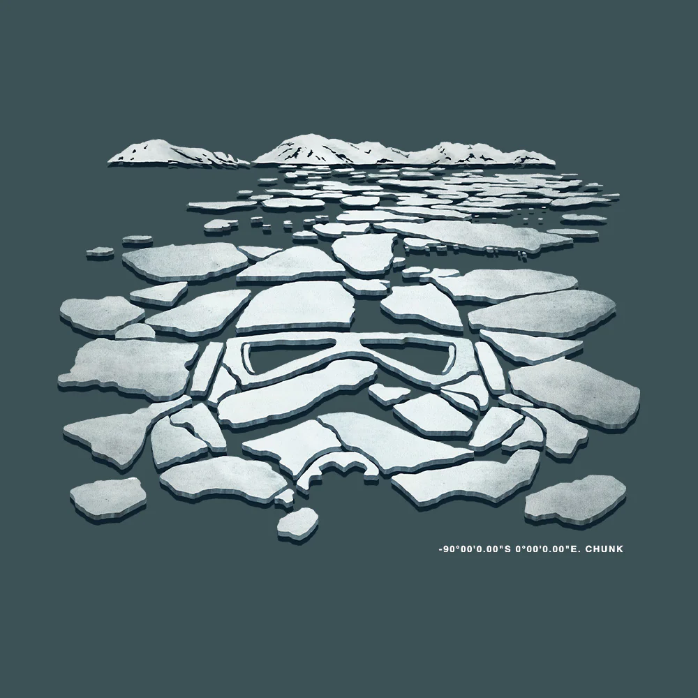 Dark Side Warming Blue Dusk T-Shirt - Image 3