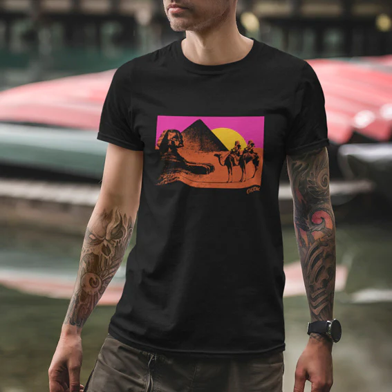 Dark Sphinx Black T-Shirt - Image 2
