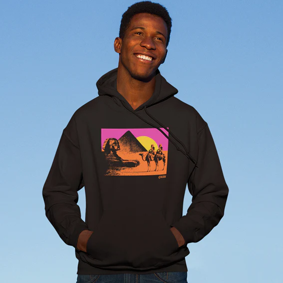 Dark Sphinx Black Hoodie - Image 2