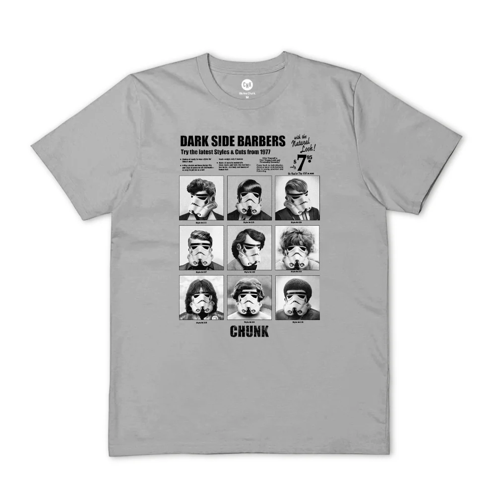 Darkside Barbers Light Grey T-Shirt