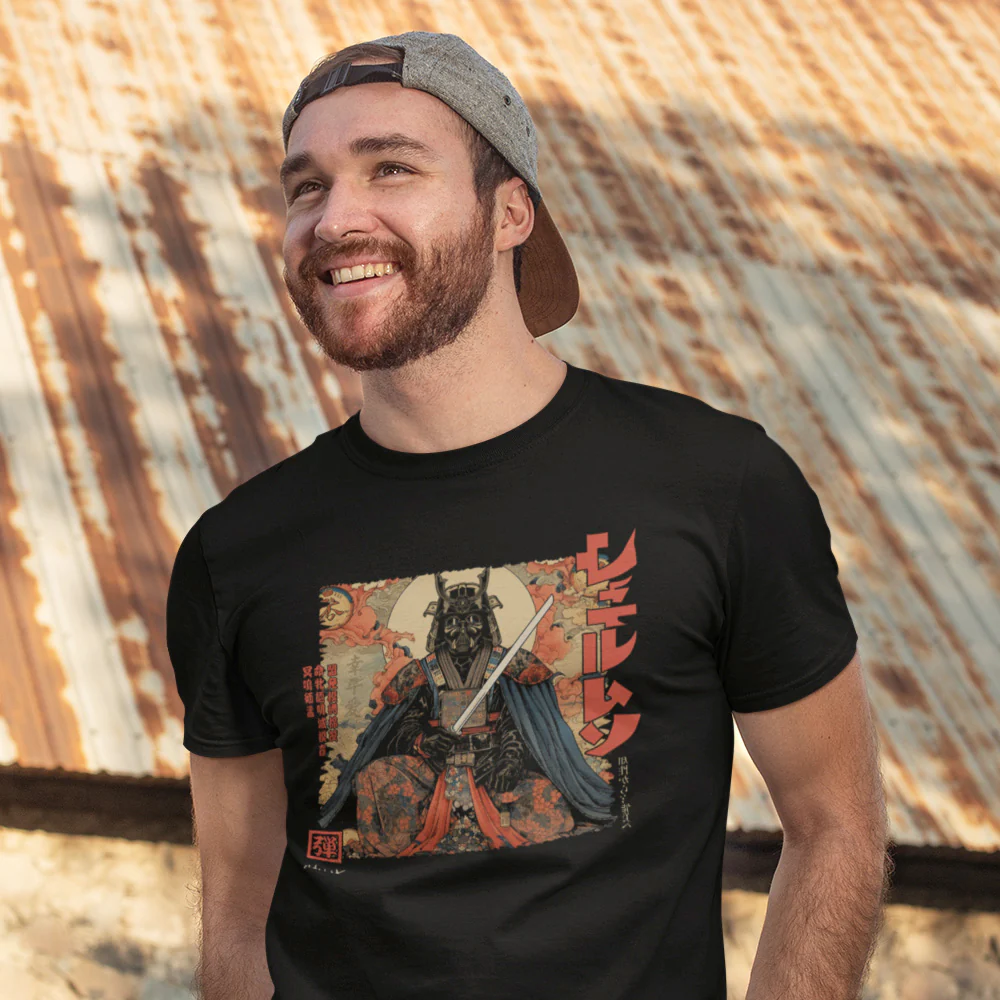 Darkside Samurai Black T-Shirt - Image 2