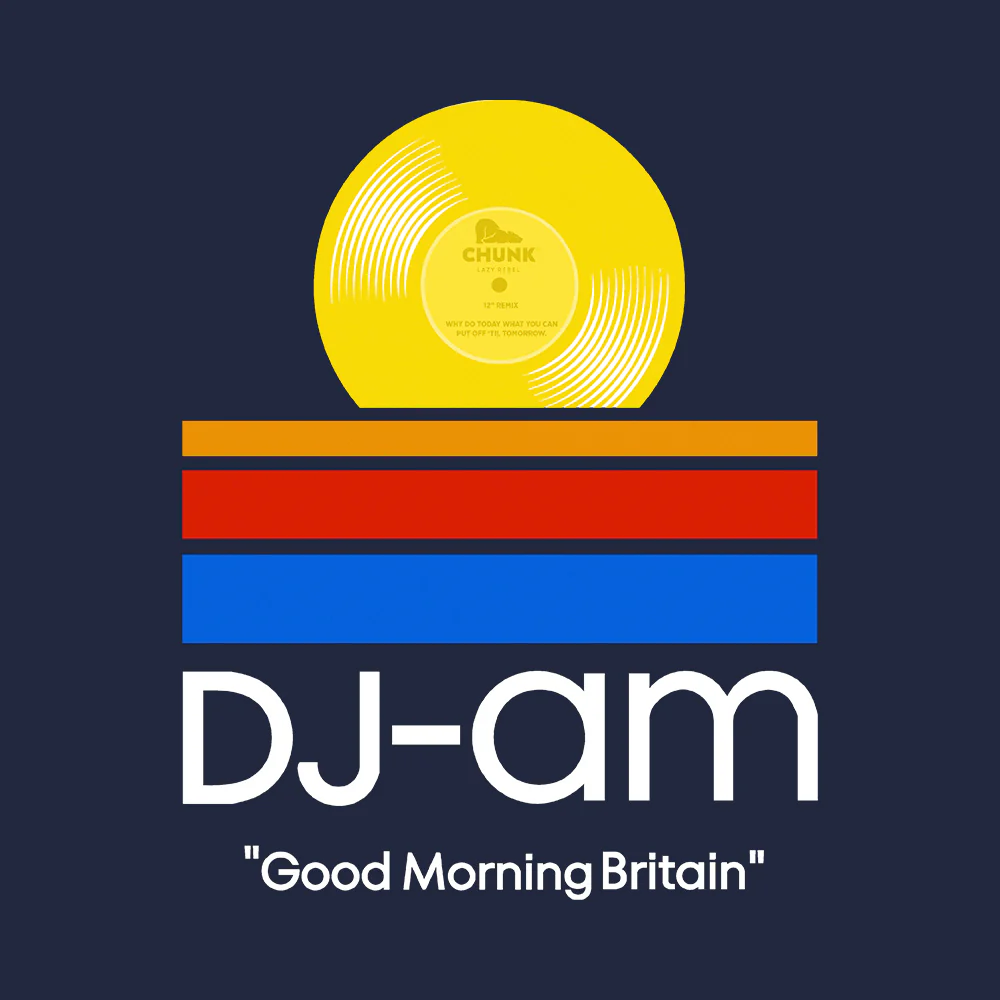 DJ-AM Navy T-Shirt - Image 2