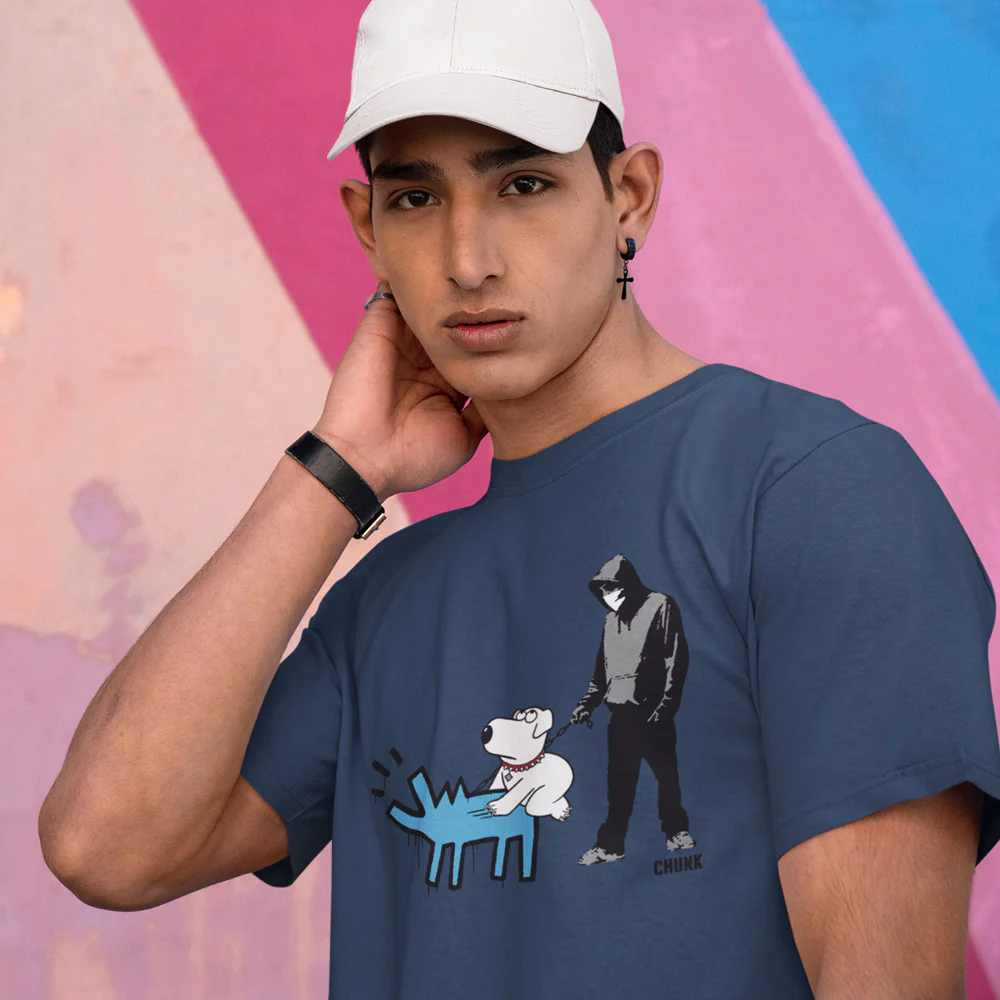 Doggystyle Faded Denim T-Shirt - Image 2