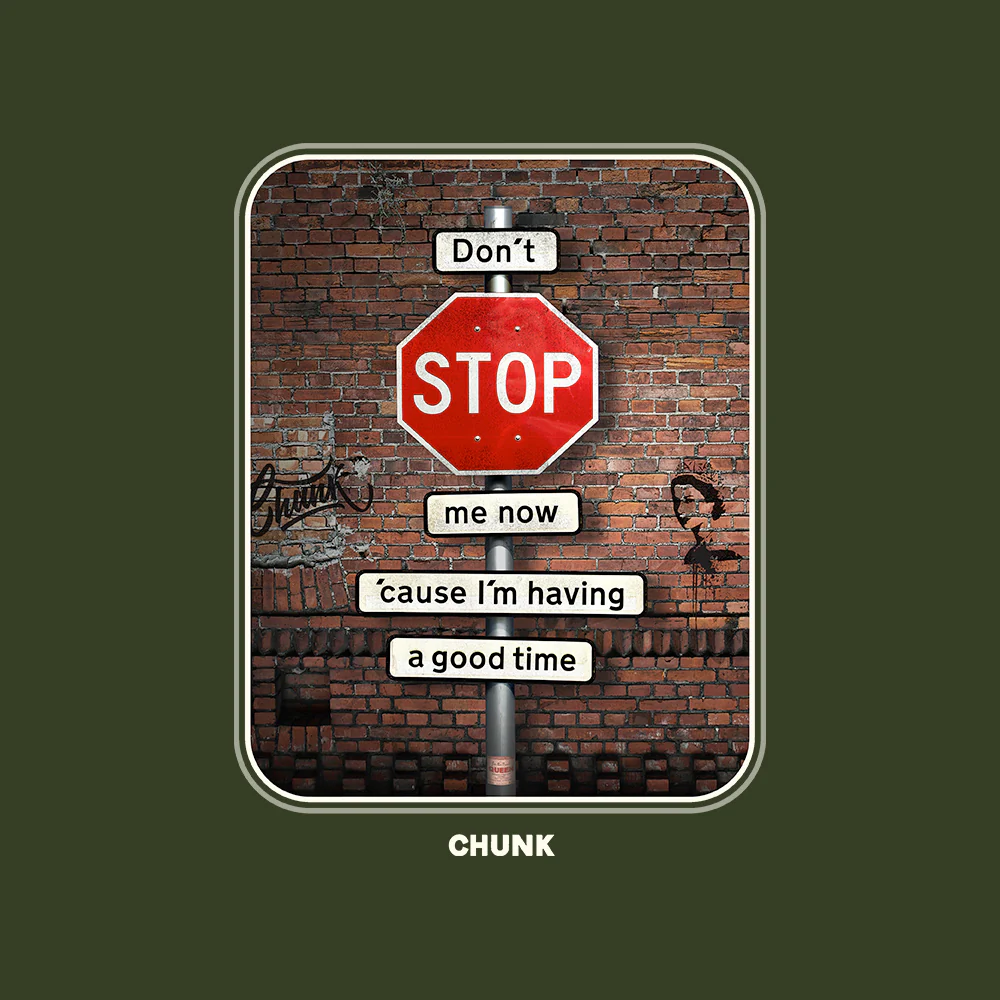 Don't Stop Me Now Forest Green T-Shirt - Image 2