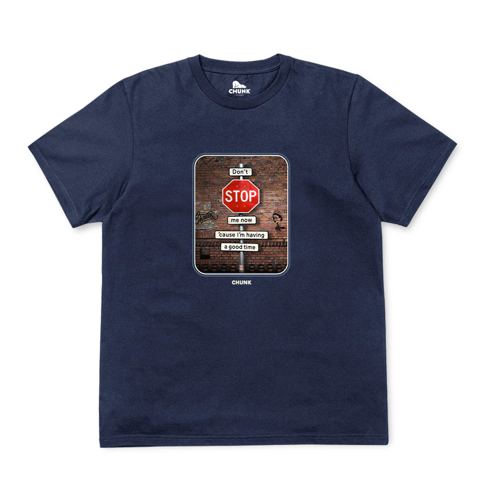 Don't Stop Me Now Navy T-Shirt