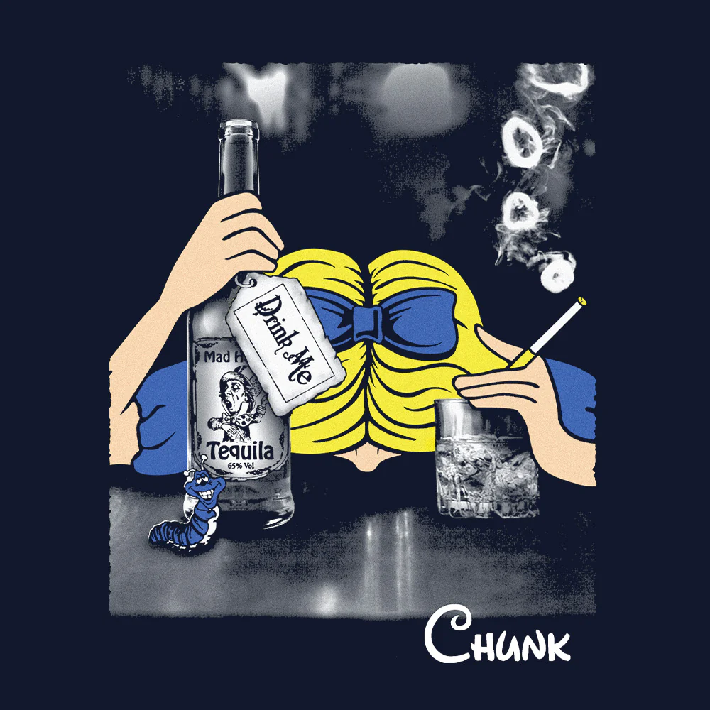 Drink Me Navy T-Shirt - Image 2