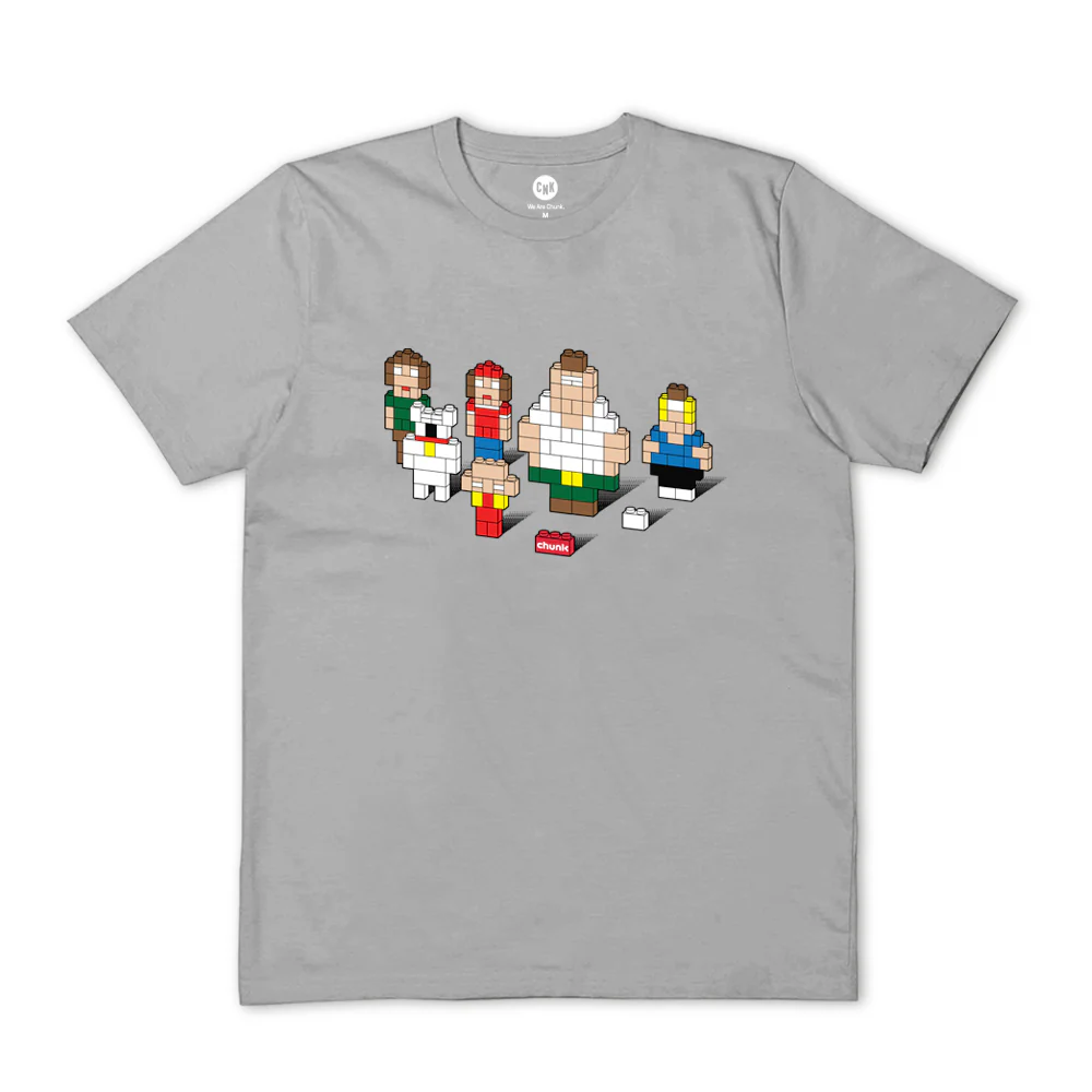 Dysfunctional Bricks Light Grey T-Shirt