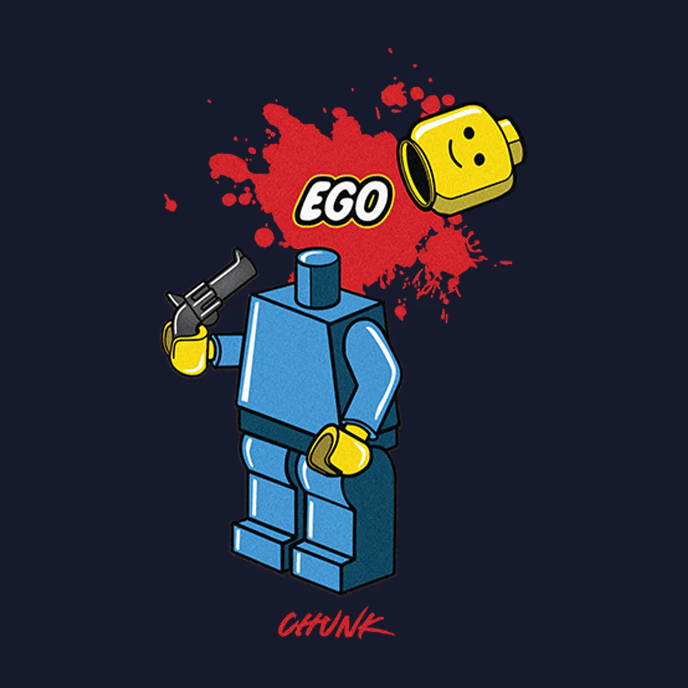 Ego Navy T-Shirt - Image 3