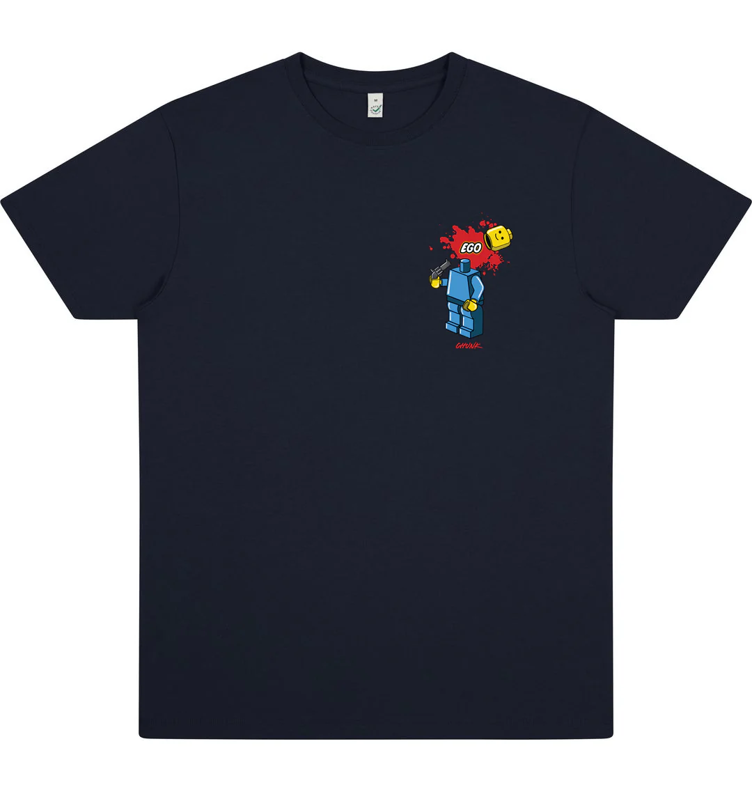 Ego Navy T-Shirt - Image 4