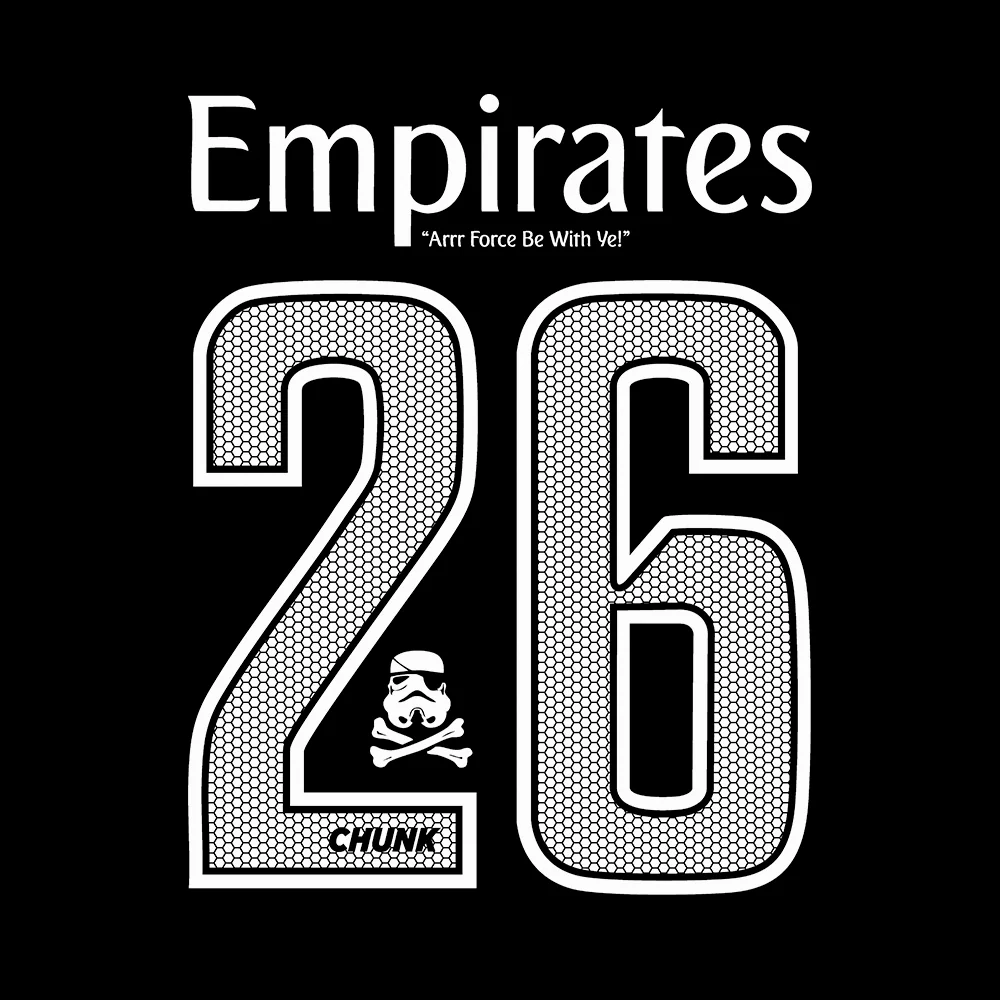 Empirates Black Football Tee - Image 5