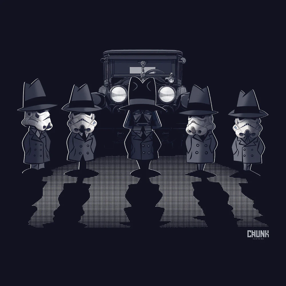 Empire Mob French Navy T-Shirt - Image 2