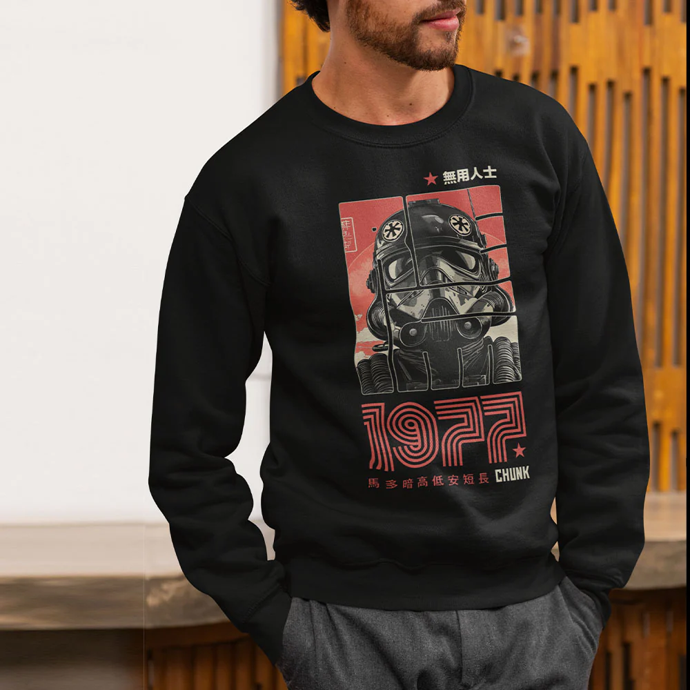 Empire Pilot Black Sweatshirt - Image 2