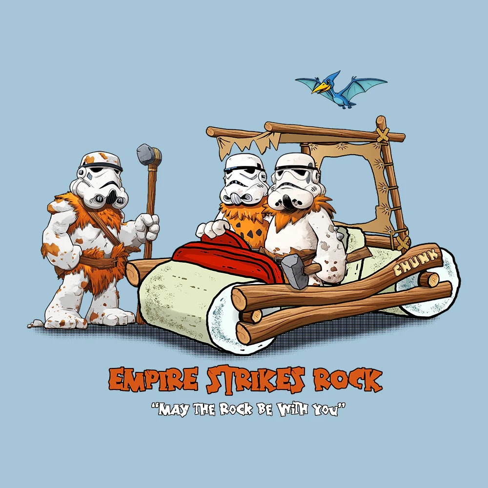 Empire Rocks Light Blue T-Shirt - Image 2