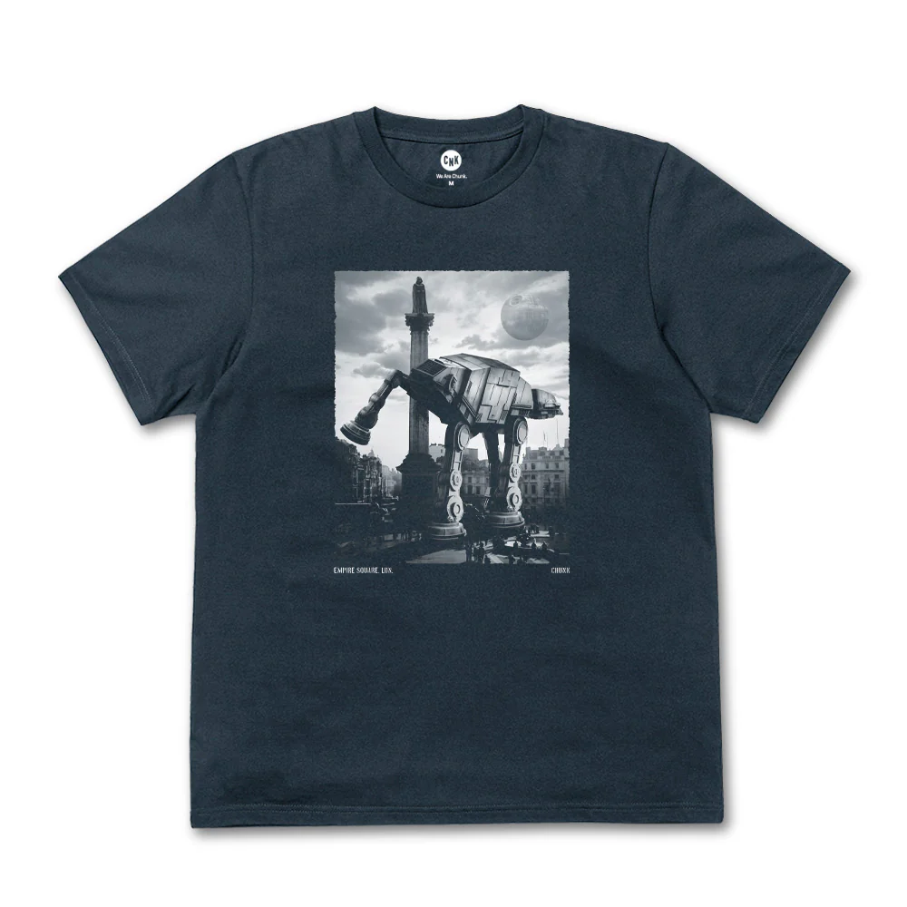 Empire Square Denim Blue T-Shirt