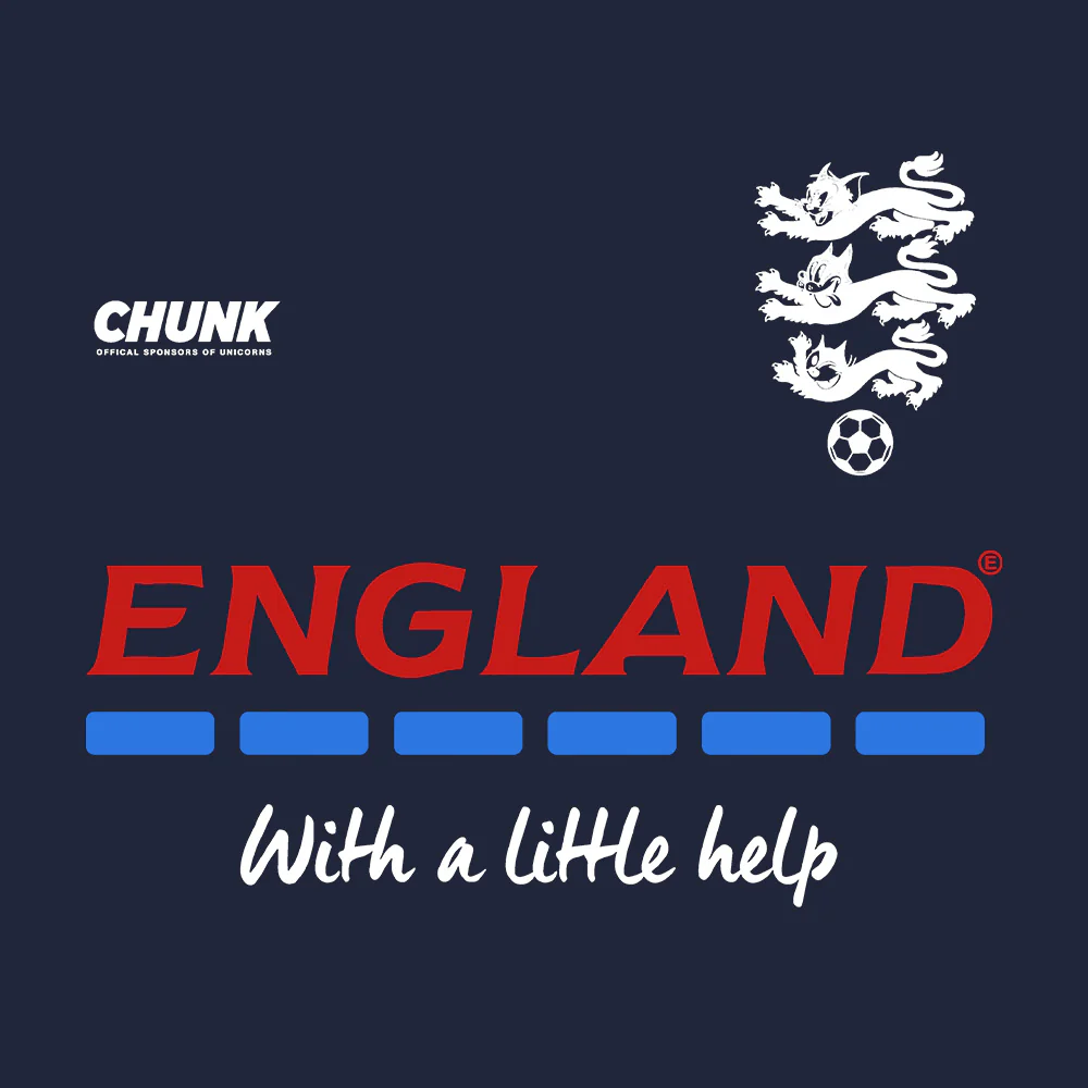 England Navy Football Tee - Image 3