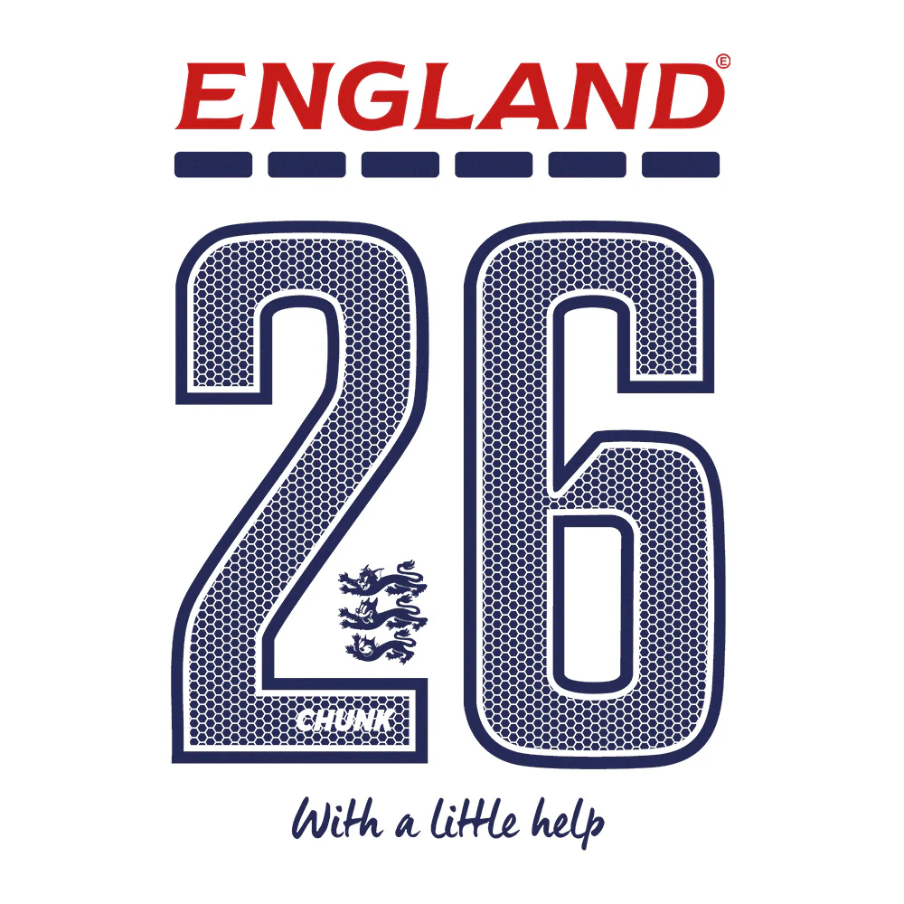 England White Football Tee - Image 5
