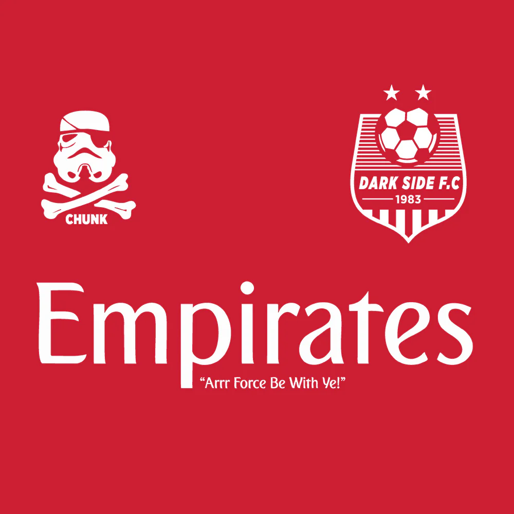 Epirates Red Football Tee - Image 4