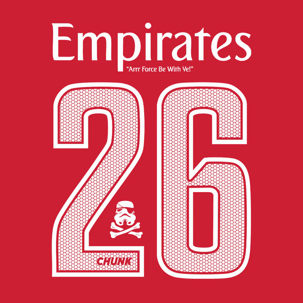 Epirates Red Football Tee - Image 5