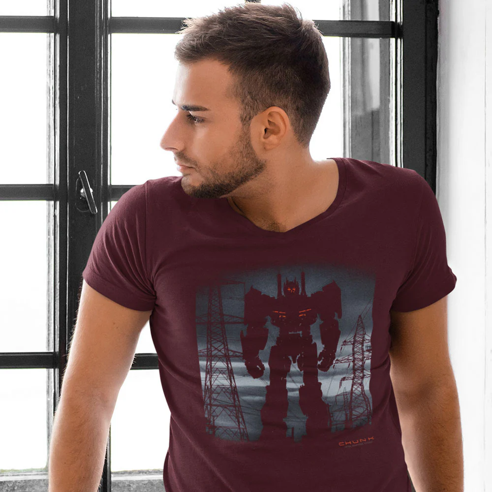 Extinction Burgundy T-Shirt - Image 2