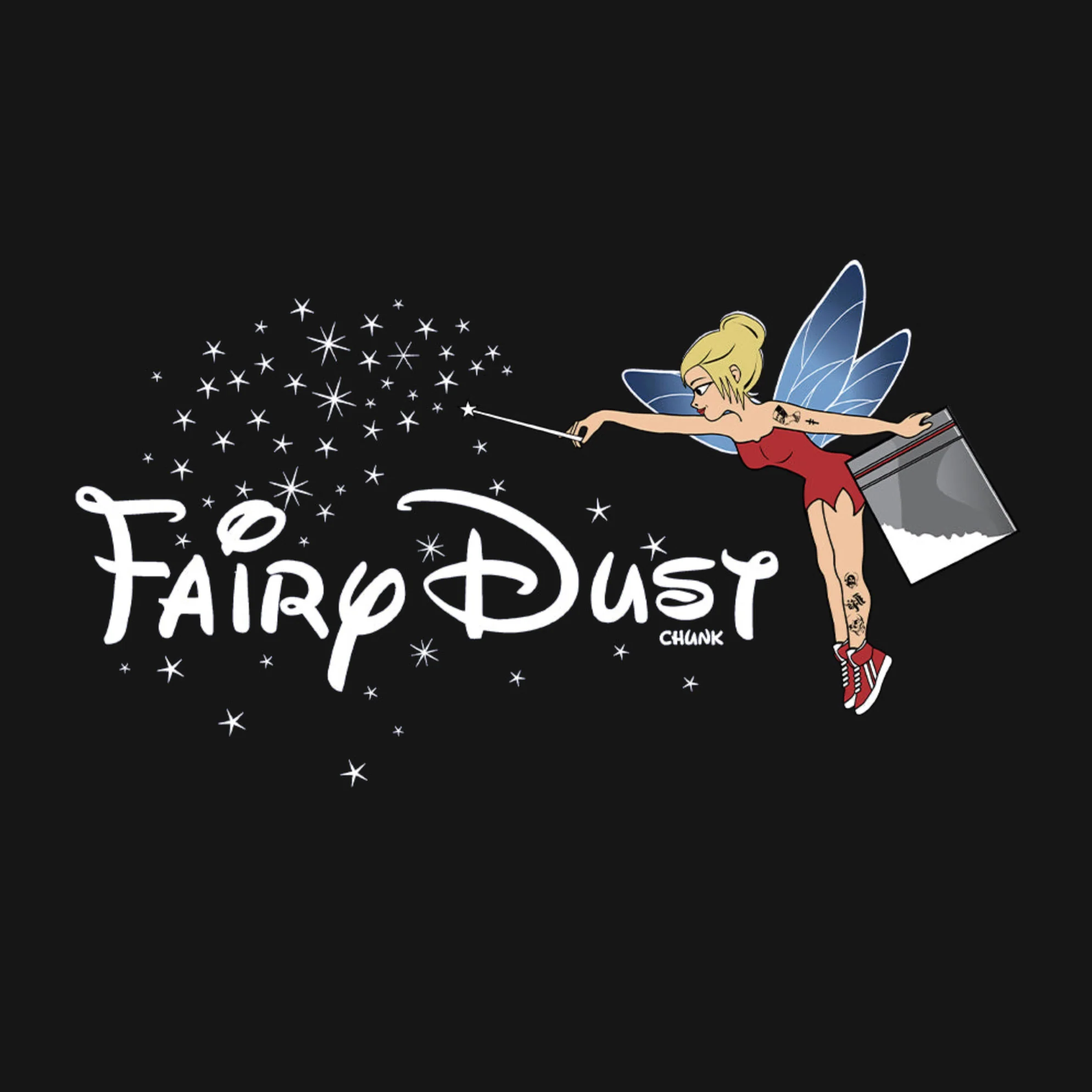 Fairy Dust Black T-Shirt - Image 3