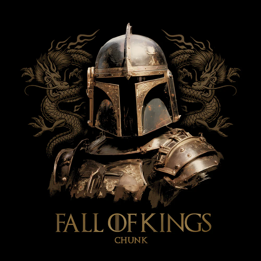 Fall Of Kings Black T-Shirt - Image 2