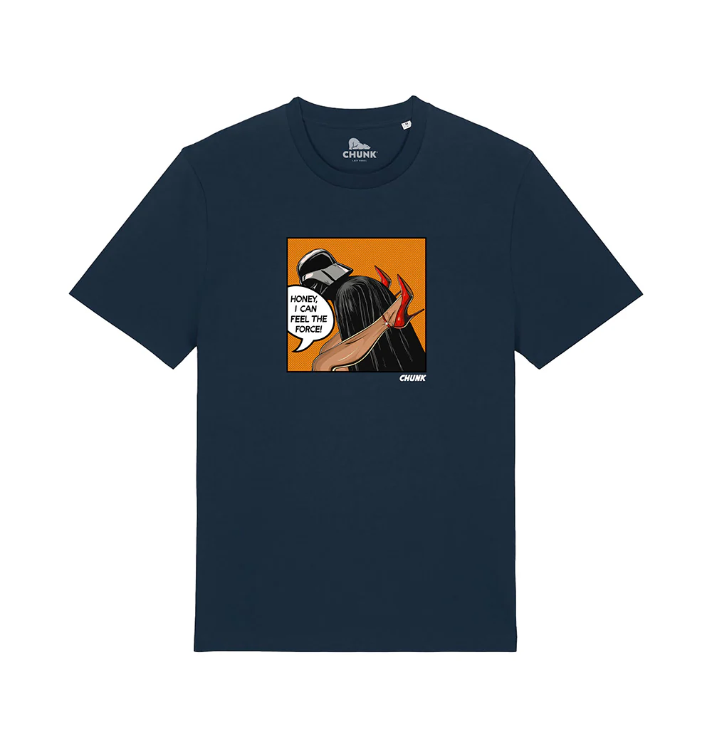 Feel The Force Navy T-Shirt Plus