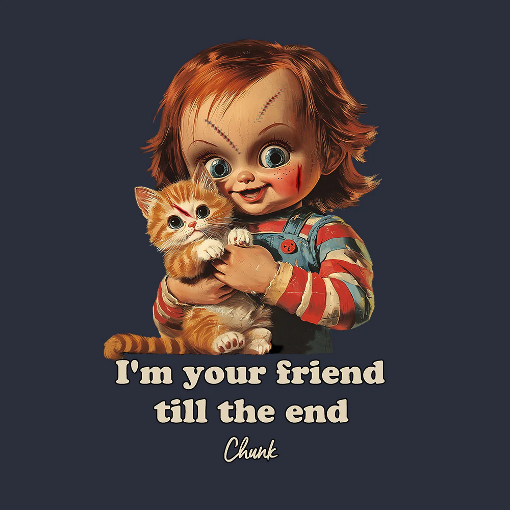 Friend Till The End Navy Sweatshirt - Image 3