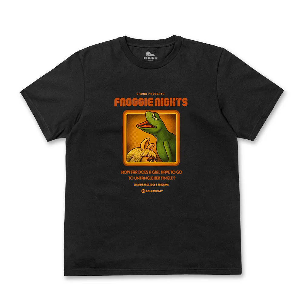 Froggie Nights Black T-Shirt