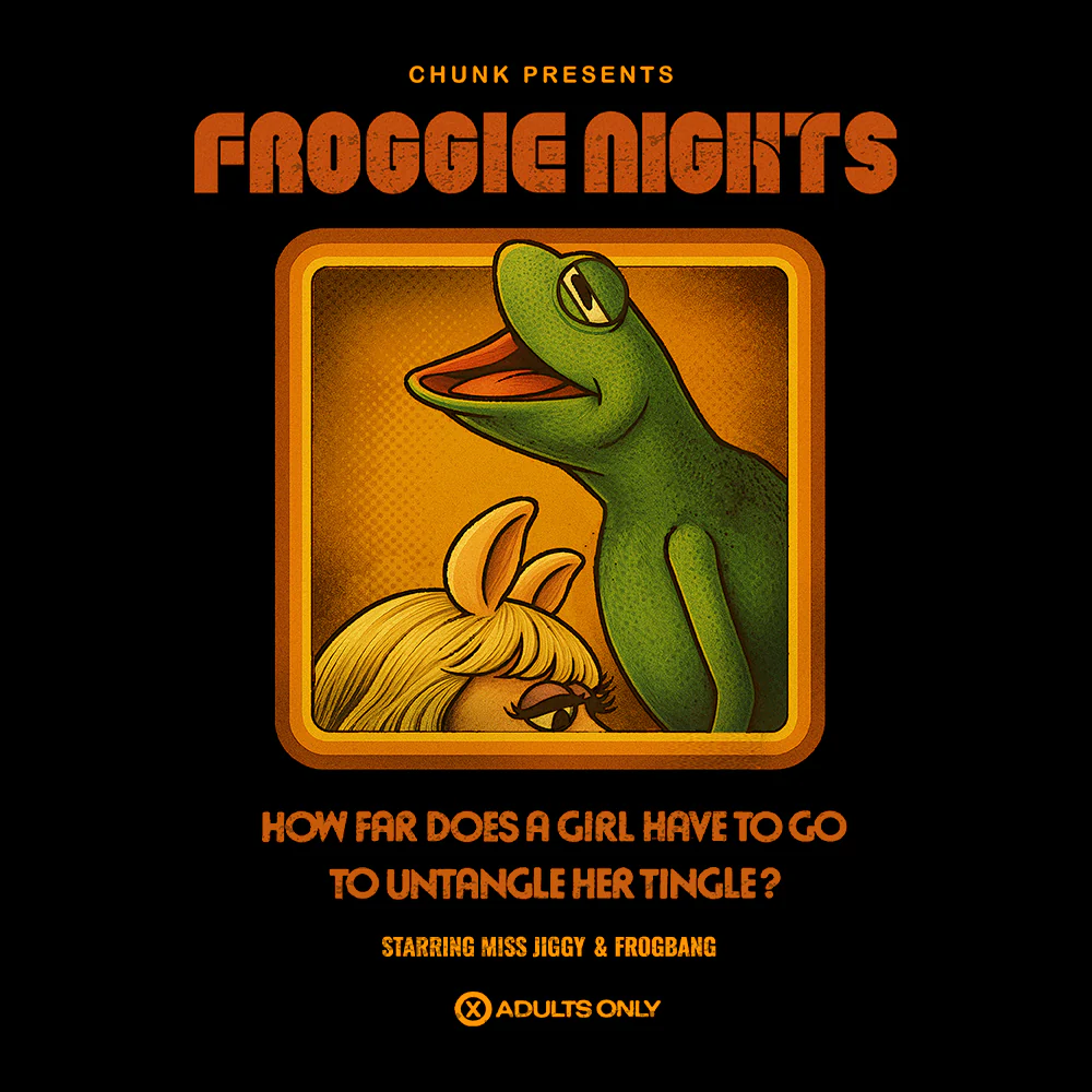 Froggie Nights Black T-Shirt - Image 2