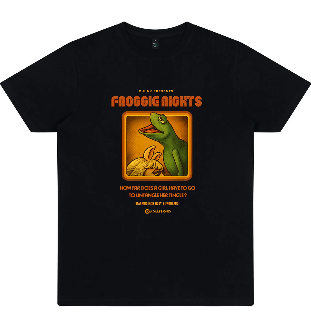 Froggie Nights Black T-Shirt - Image 3